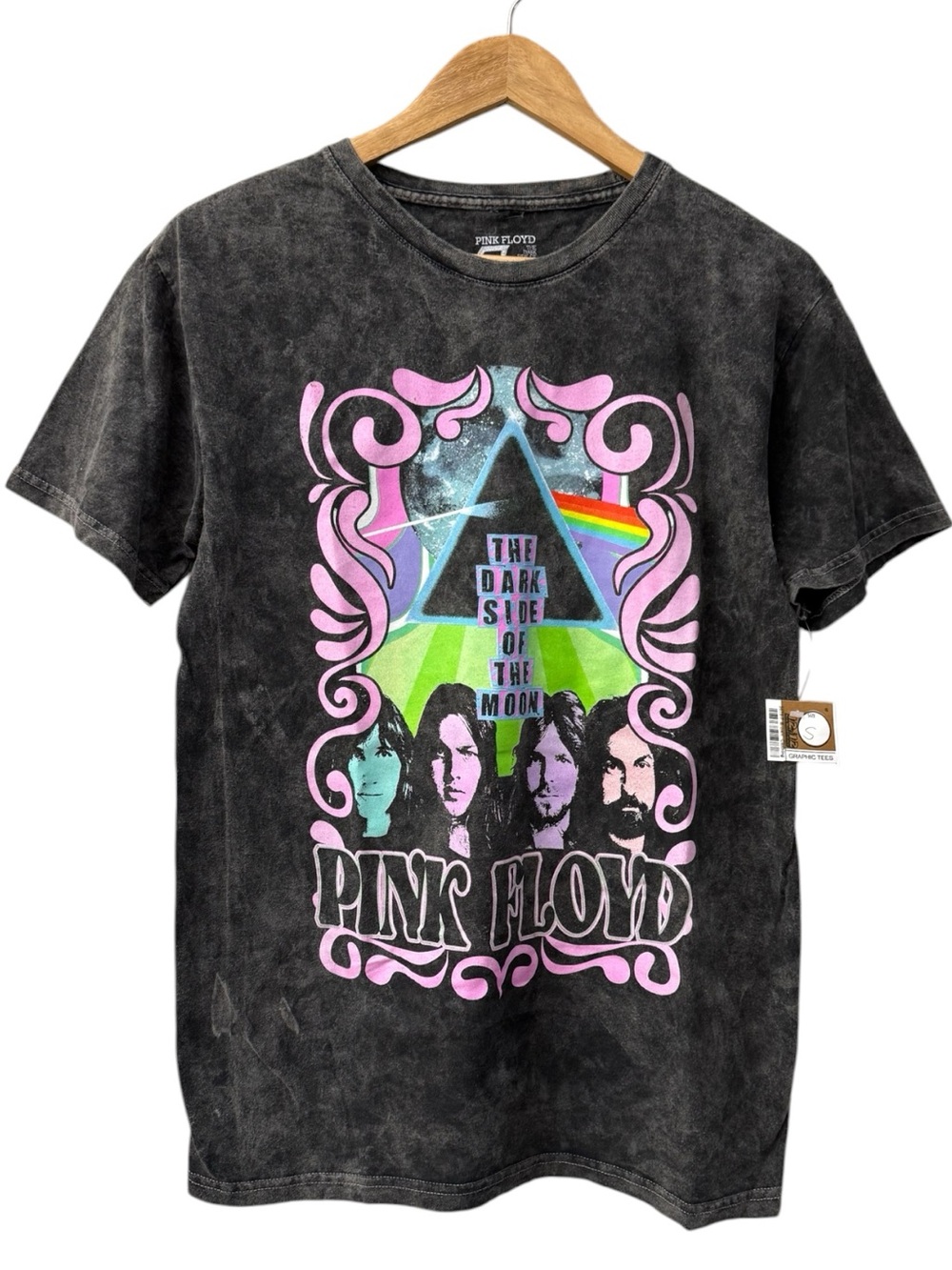 NWT Pink Floyd "Dark Side of the Moon" 50th Anniversary Graphic T-Shirt Small